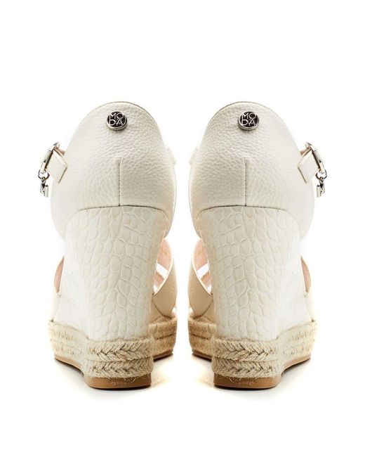 Moda In Pelle White Rikolia Off Patent Mocc Croc