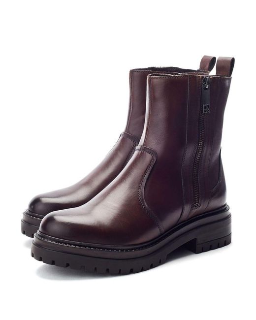 Moda In Pelle Purple Olottie Dark Leather
