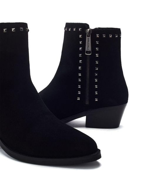 Moda In Pelle Blue Ossio Suede