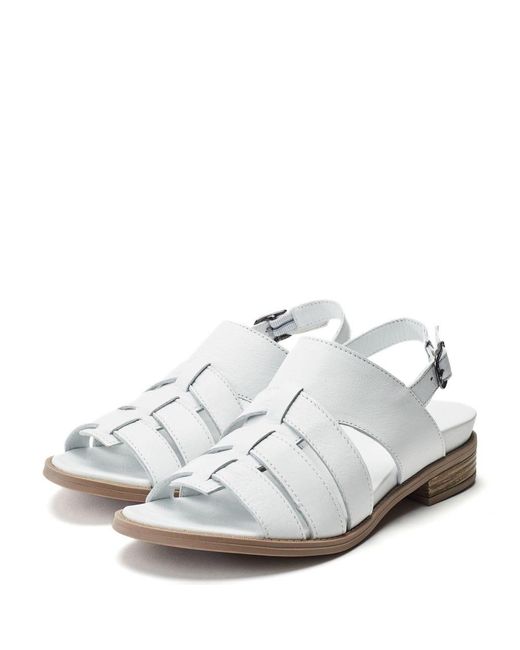 Shoon White Sh Mere Off Leather