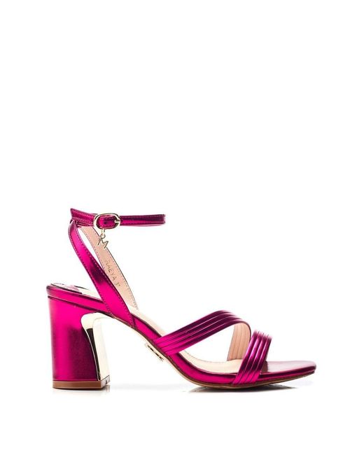 Moda In Pelle Pink Raeya Metallic