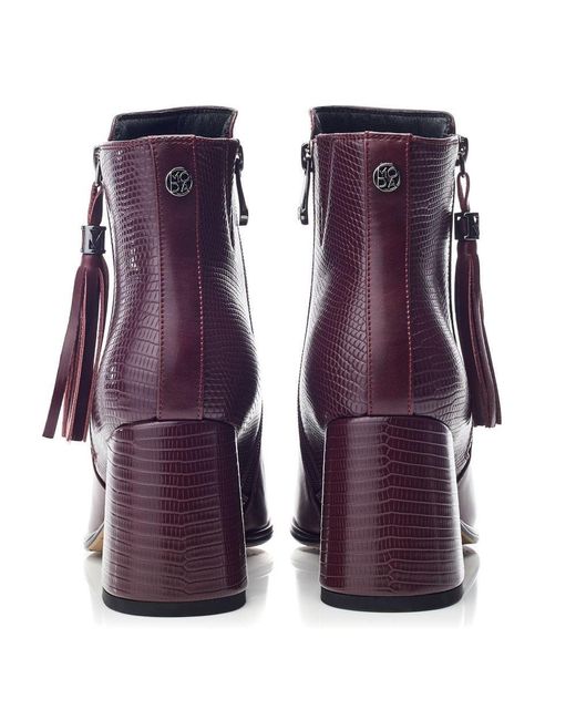 Moda In Pelle Purple Pypa Burgundy Porvair