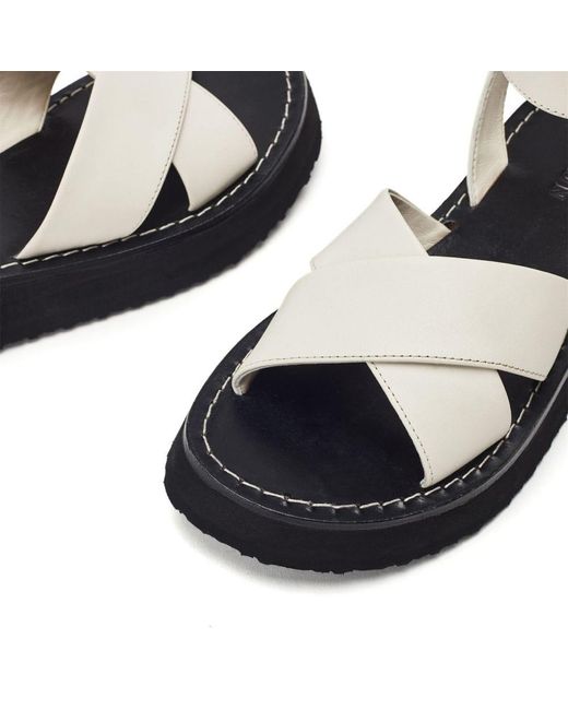 Shoon White Sh Larise Off Leather
