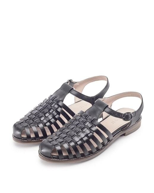 Shoon Black Sh Georgie Leather