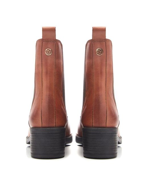 Moda In Pelle Brown Brooki Leather