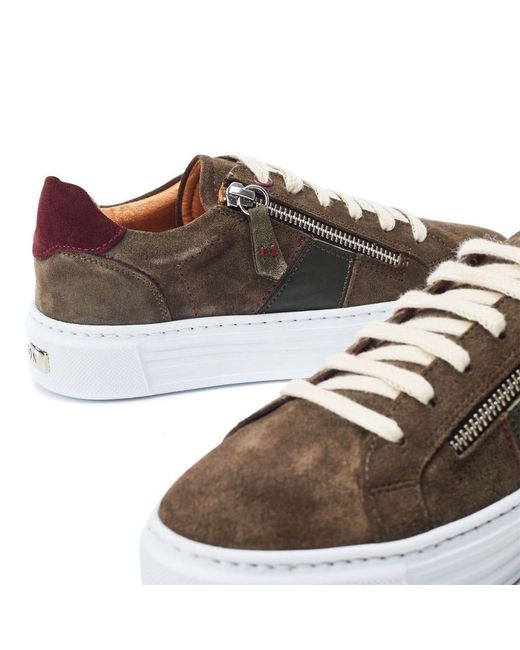 Shoon Brown Sh Ely Khaki Suede