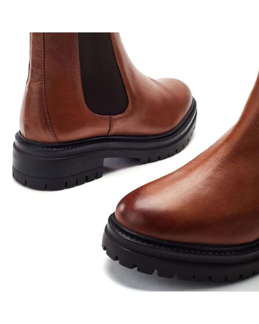 Moda In Pelle Brown Olaio Leather
