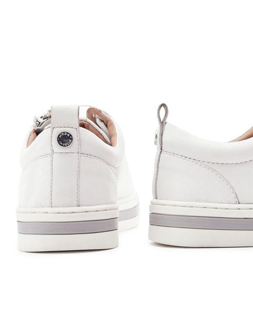 Moda In Pelle White Federika Leather