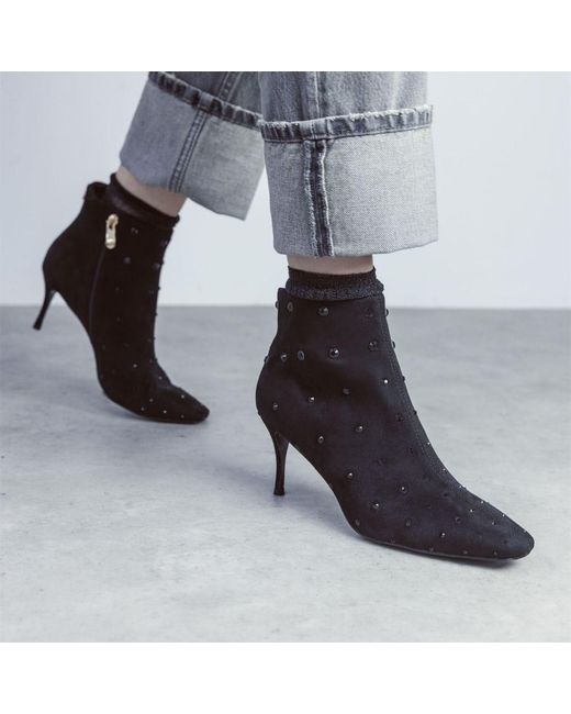 Moda In Pelle Black Wenoa Jet Alcantara