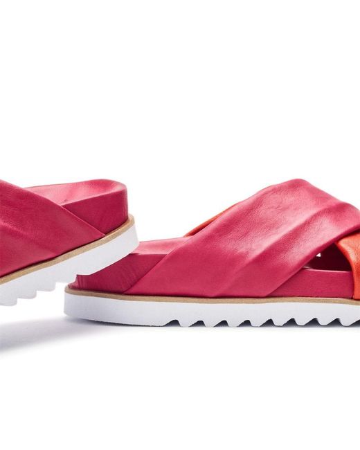 Moda In Pelle Pink Jessa- Leather