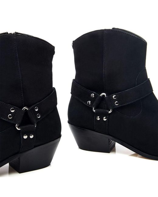Moda In Pelle Blue Alexiia Nubuck