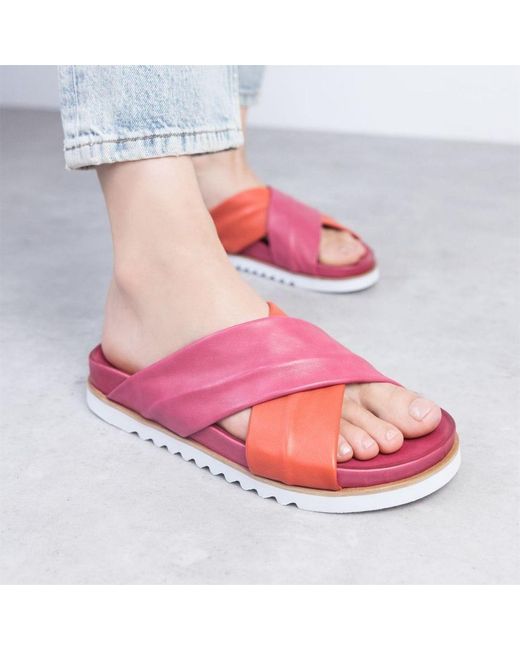 Moda In Pelle Pink Jessa- Leather