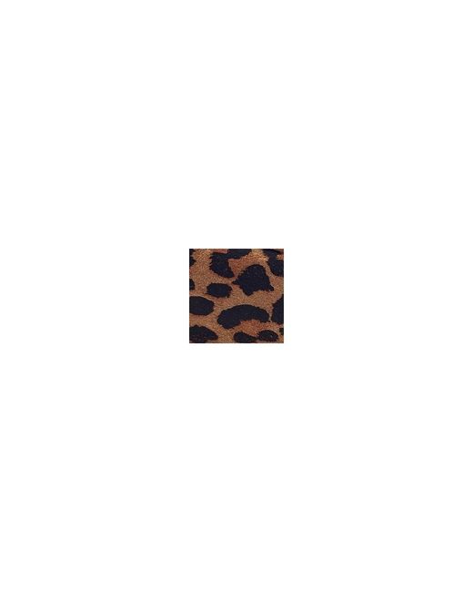 Moda In Pelle Brown Essana Leopard Suede