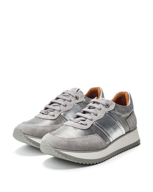 Moda In Pelle Gray Daffodil Leather