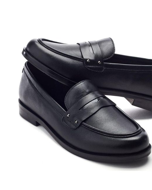 Moda In Pelle Blue Ema Leather