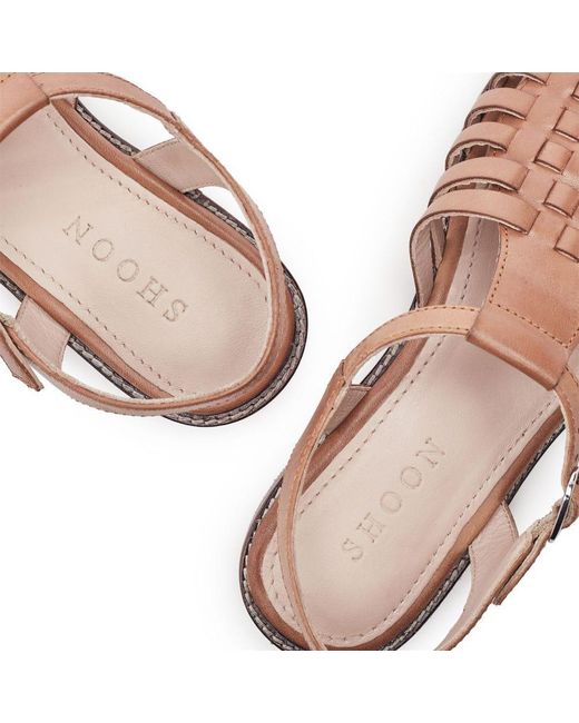 Shoon Pink Sh Georgie Leather