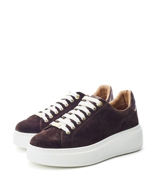Moda In Pelle Purple Cherrie Suede