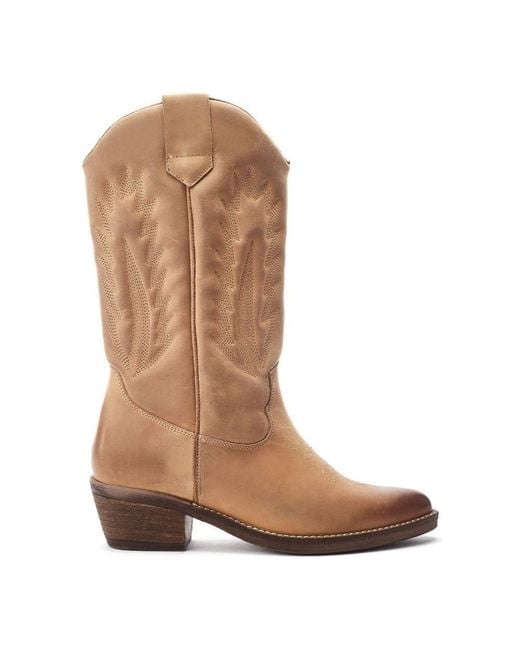 Moda In Pelle Brown Oka Stone Leather