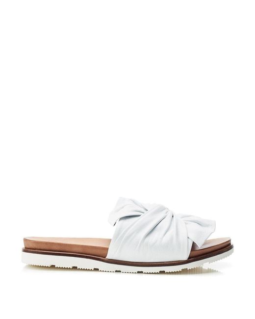 Moda In Pelle White Jemini Leather