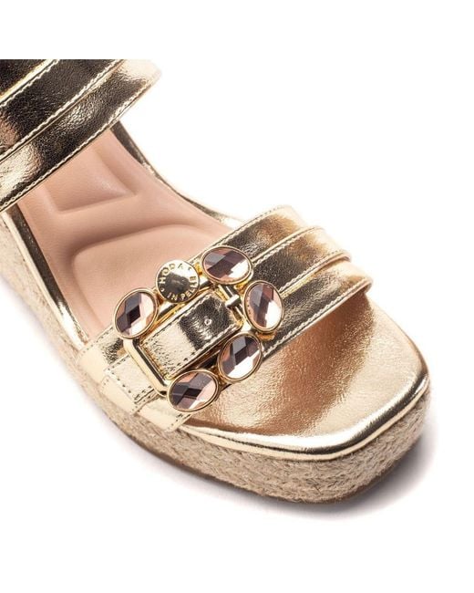 Moda In Pelle Metallic Moyra Champagne Porvair
