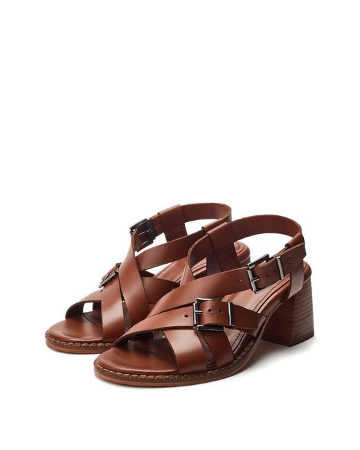 Shoon Brown Sh Sandie Leather