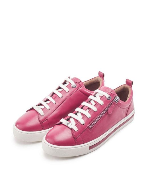 Moda In Pelle Pink Federika Leather