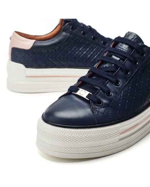 Moda In Pelle Blue Blush Leather