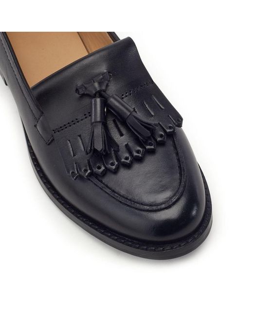 Moda In Pelle Blue Florana Leather