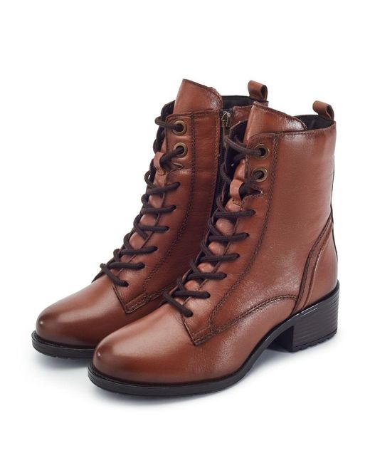 Moda In Pelle Brown Baker Leather