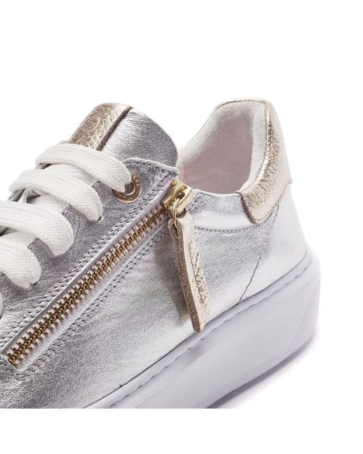 Moda In Pelle White Bluebelle Leather