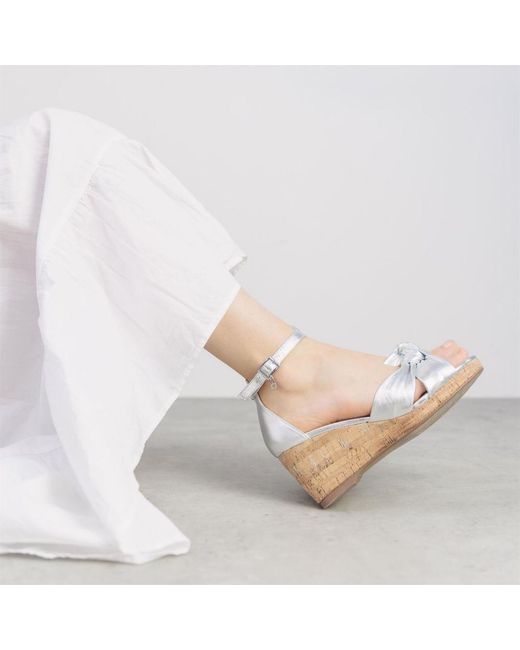 Moda In Pelle White Muscari Leather