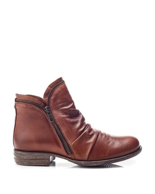 Moda In Pelle Brown Orelie Leather