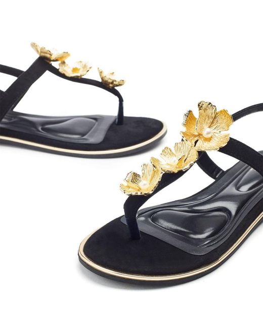 Moda In Pelle Black Jewelle Alcantara