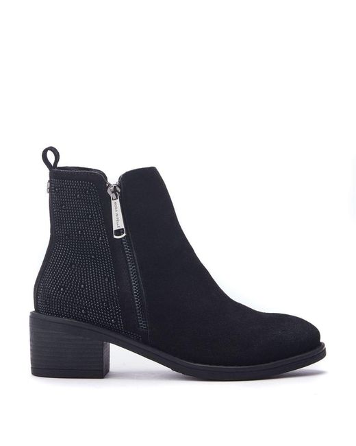 Moda In Pelle Blue Oriane Suede