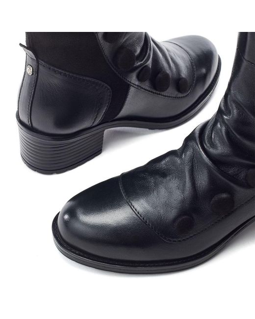 Moda In Pelle Blue Riyla Leather