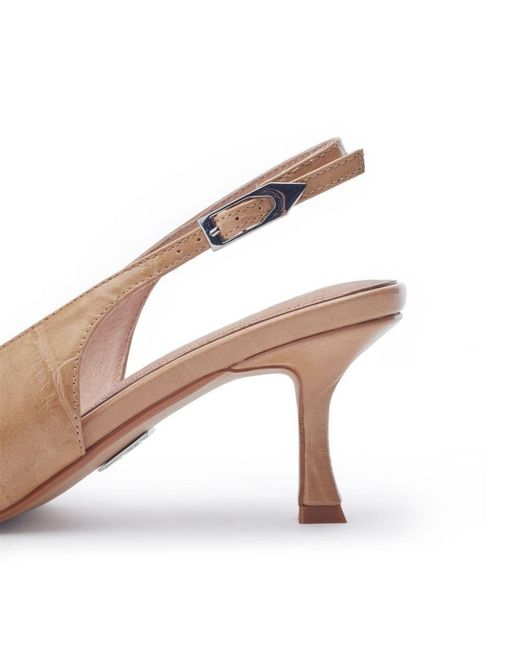 Moda In Pelle Natural Gallia Camel Mocc Croc