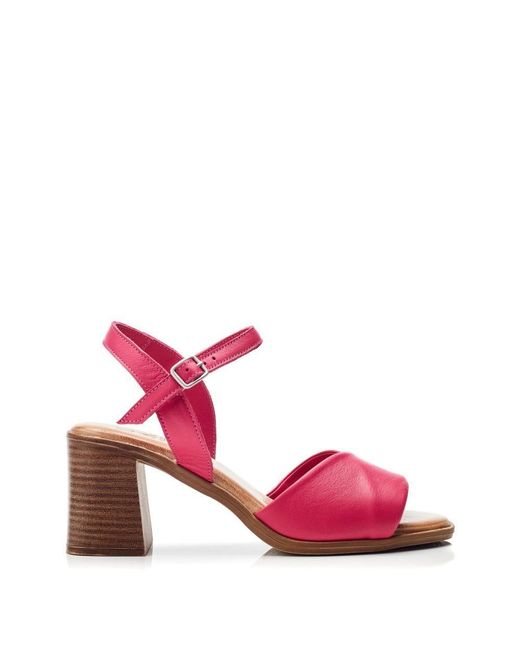 Moda In Pelle Pink Lanie Leather
