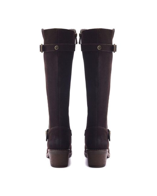 Moda In Pelle Blue Senlis Dark Suede