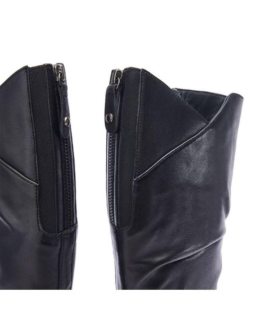 Moda In Pelle Blue Soleene Leather