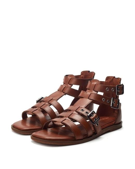 Shoon Brown Sh Shelly Leather
