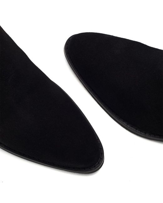 Moda In Pelle Blue Ossio Suede