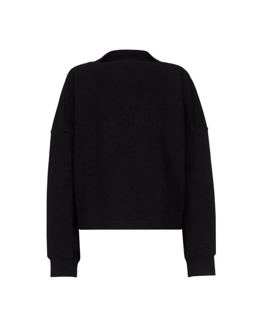Alaïa Black Oversized Cotton Sweatshirt