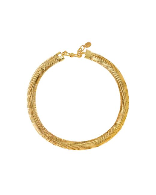 Sylvia Toledano Metallic Snake Gold-plated Necklace