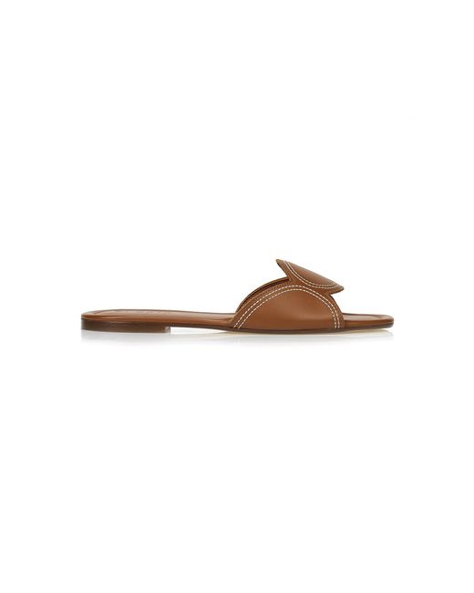 DI GAÏA Brown Lucia Leather Sandals