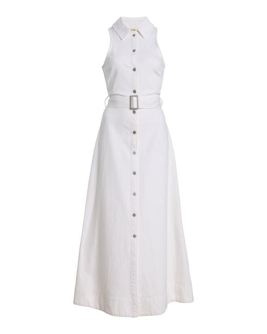 DL1961 White Dl Aura Helena Midi Dress