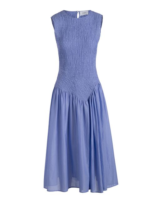 Merlette Blue Sofia Cotton Voile Dress