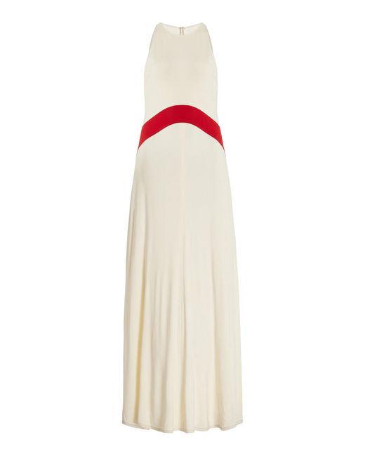 Solid & Striped White X Sofia Richie Grainge Exclusive The Jonati Maxi Dress
