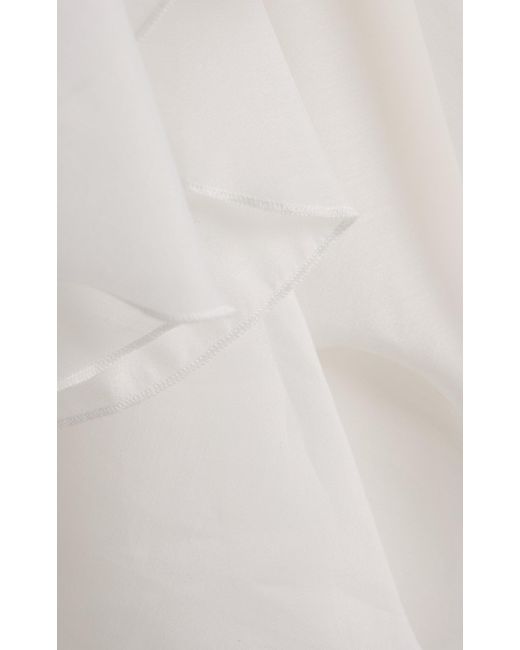 Aje. White Pandorea Layered Maxi Dress
