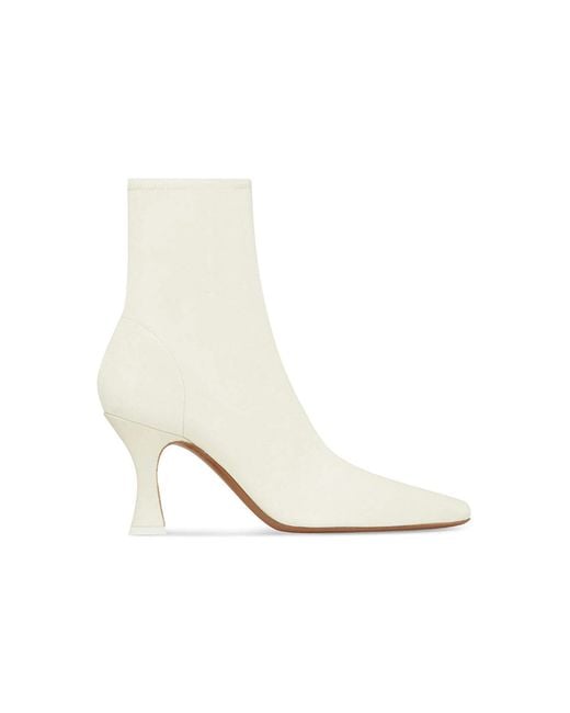 Neous White Ran Leather Boots