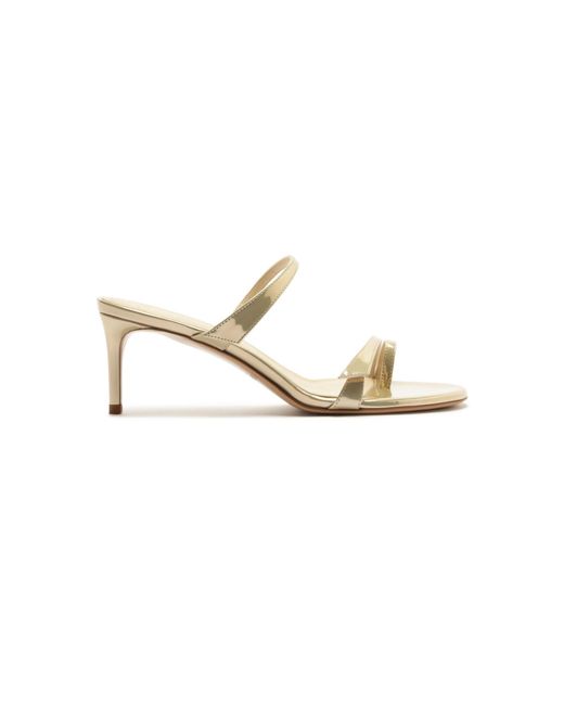Alexandre Birman Metallic Tita Toe Sandals